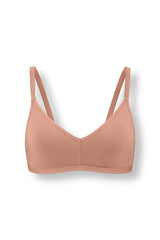 Women's V-Neck Bra in Latte