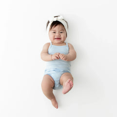 Spaghetti Strap Leotard in Breeze