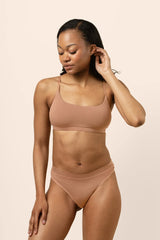 Women's Thong in Latte