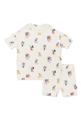 Toddler Biker Short Set in Mickey Mouse and Friends