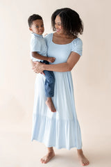 Women’s Smocked Dress in Breeze