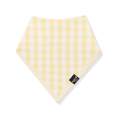 Bib in Gingham Chamomile