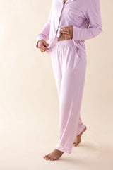 Long-Sleeved Women's Pajama Set in Thistle