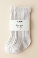 Knee High Socks in Oat