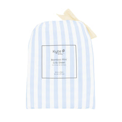 Mini Crib Sheet in Small Mist Stripe