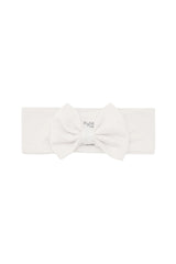 Bow Headband in Oat