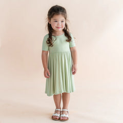Twirl Dress in Basil
