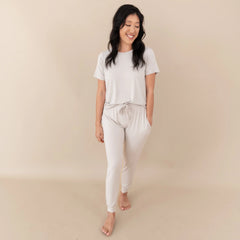 Women's Jogger Pants in Oat
