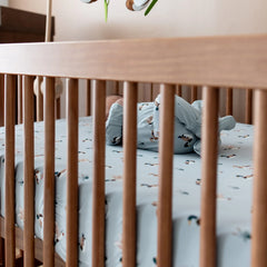 Crib Sheet in Mallard Duck