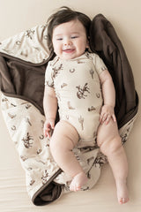 Baby Blanket in Classic Cowboy 1.0