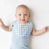 Cushy Bib in Gingham Breeze
