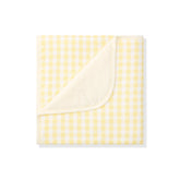 Baby Blanket in Gingham Chamomile 1.0