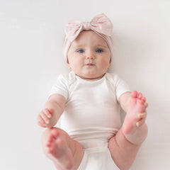 Bow Headband in Blush