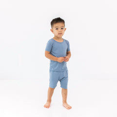 Short Sleeve Pajamas in Slate