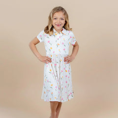 Polo Dress in Tulip