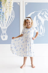 Twirl Dress in Toile Safari