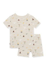 Short Sleeve Pajamas in Starry Icon
