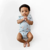 Polo Bodysuit in Mallard Duck