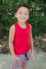 Toddler Tank Top in Cardinal