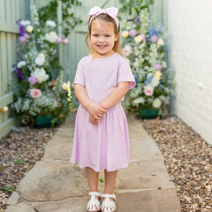 Toddler Basic Tee in Thistle