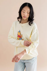 Women's Sweatshirt in Winnie the Pooh on Chamomile