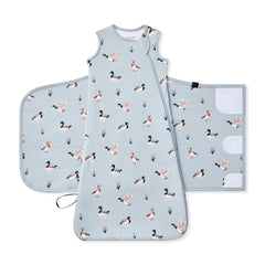 Sleep Bag Swaddler in Mallard Duck 0.5