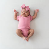 Knotted Bow Headband in Apple Blossom