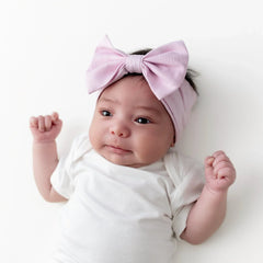 Bow Headband in Thistle