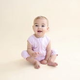 Zippered Sleeveless Romper in Thistle