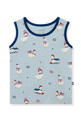 Toddler Tank Top in Patriotic Goose