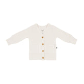 Bamboo Jersey Cardigan in Oat