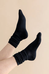 Adult Scrunch Socks in Midnight