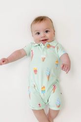 Polo Shortall in Mint Ice Cream