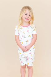 Short Sleeve Pajamas in Tulip