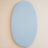 Oval Bassinet Sheet in Fog