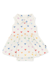 Polo Bodysuit Dress in Pastel Mickey Mouse