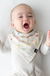 Bib in Pastel Mickey Mouse