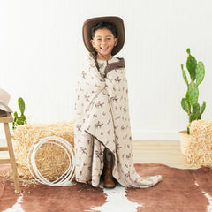 Toddler Blanket in Classic Cowboy 1.0