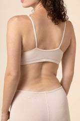 Women's Cross Front Bralette in Blonde