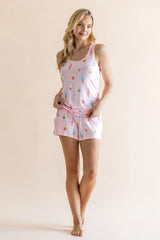 Women's Tank Set in Sakura Ice Cream