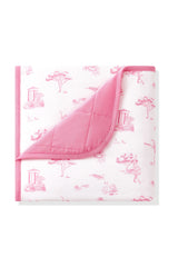 Baby Blanket in Toile Ballet