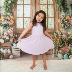 Polo Bodysuit Dress in Thistle