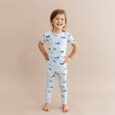 Short Sleeve with Pants Pajamas in Take Off