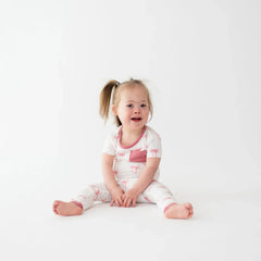 Short Sleeve with Pants Pajamas in Bow