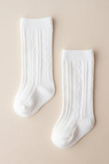 Knee High Socks in Cloud