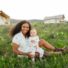 Women’s Short Sleeve Pajama Set in Wildflower