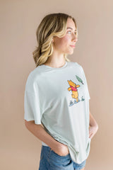 Women's Graphic Tee in Winnie the Pooh on Dew