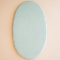 Oval Bassinet Sheet in Sage