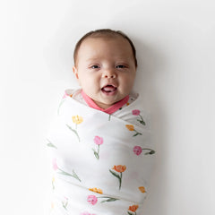 Swaddle Blanket in Tulip
