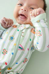 Zippered Romper in Honeydukes